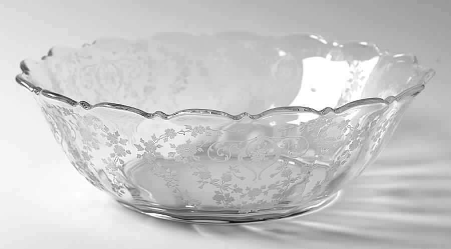 Diane Clear (Stem 3122) 11" Round Bowl by Cambridge-1