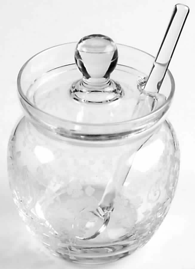 Diane Clear (Stem 3122) Mustard & Lid by Cambridge-1