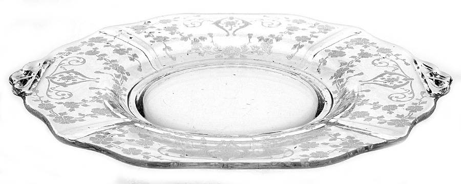 Diane Clear (Stem 3122) Shape 3400 Mayonnaise Underplate by Cambridge-1