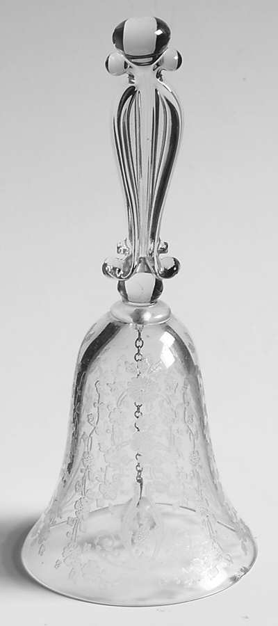 Diane Clear (Stem 3122) Bell Made From Wine Glass by Cambridge-1