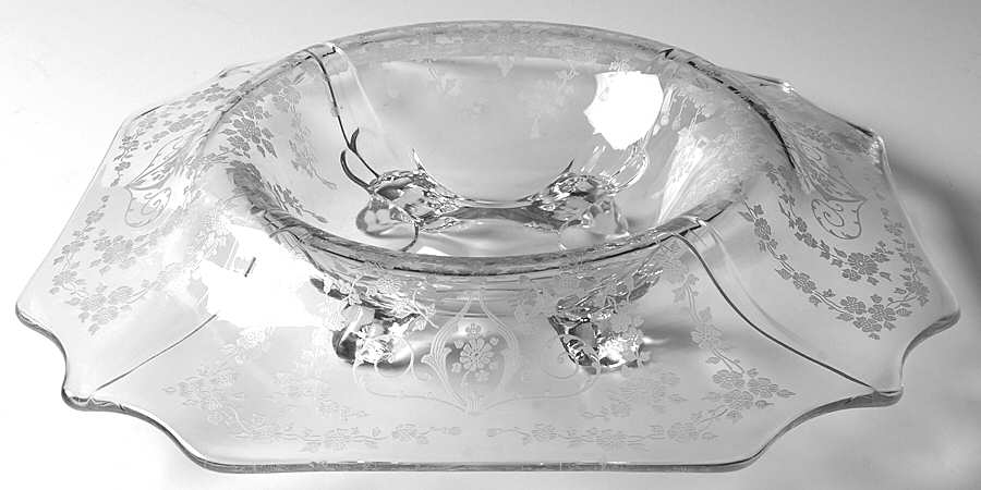 Diane Clear (Stem 3122) 3400 11" Rolled Edge Bowl by Cambridge-1