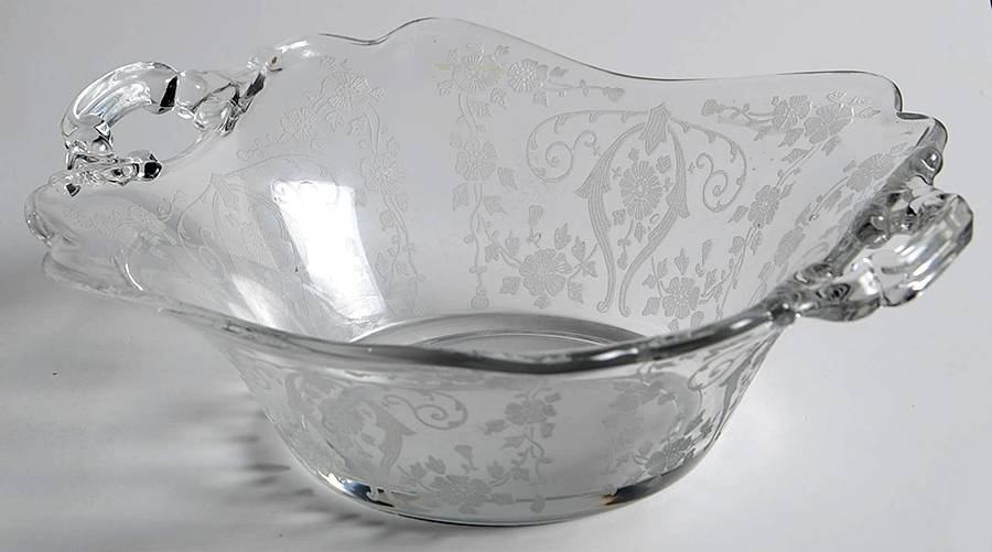 Diane Clear (Stem 3122) 3400/1181 Handled Bon Bon by Cambridge-1