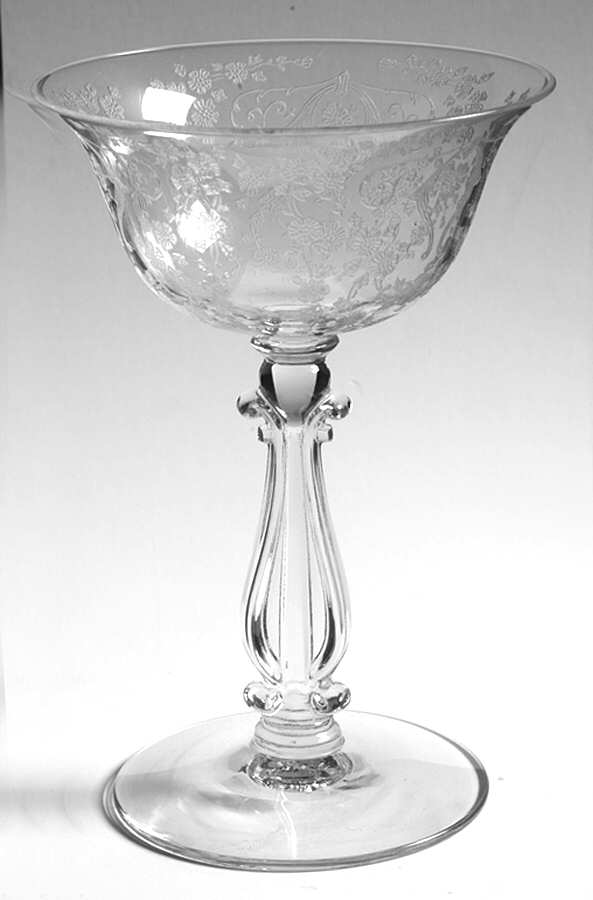 Diane Clear (Stem 3575) Champagne/Tall Sherbet by Cambridge-1