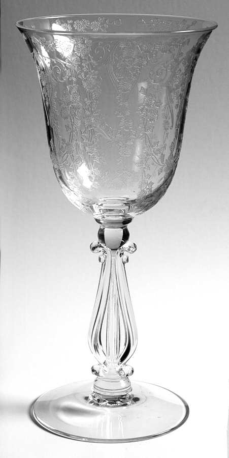 Diane Clear (Stem 3575) Water Goblet by Cambridge-1