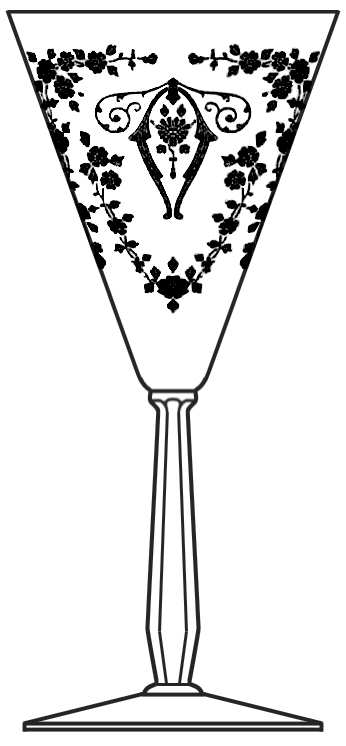 Diane Clear (Stem 3115) Water Goblet by Cambridge-1