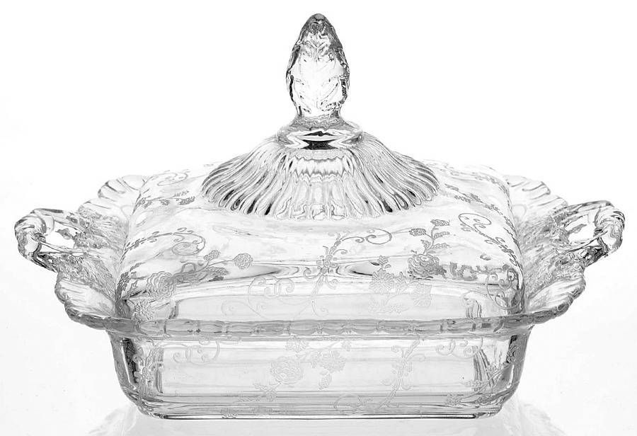 Elaine Clear (Stem 3500) Honey Dish & Lid by Cambridge-1