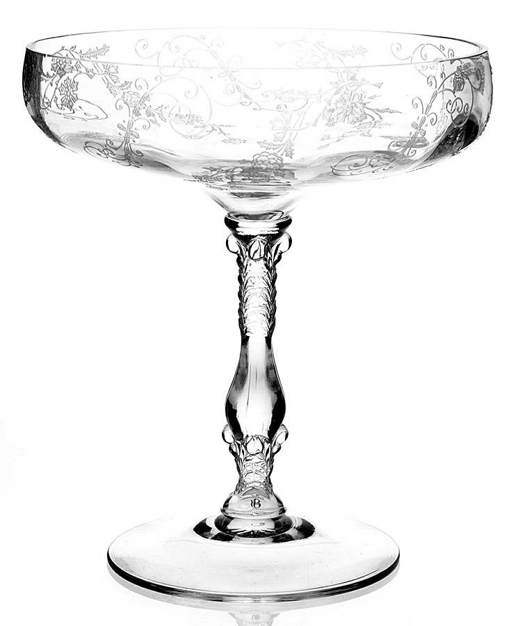 Elaine Clear (Stem 3121) Round Compote (Height X Width) by Cambridge-1