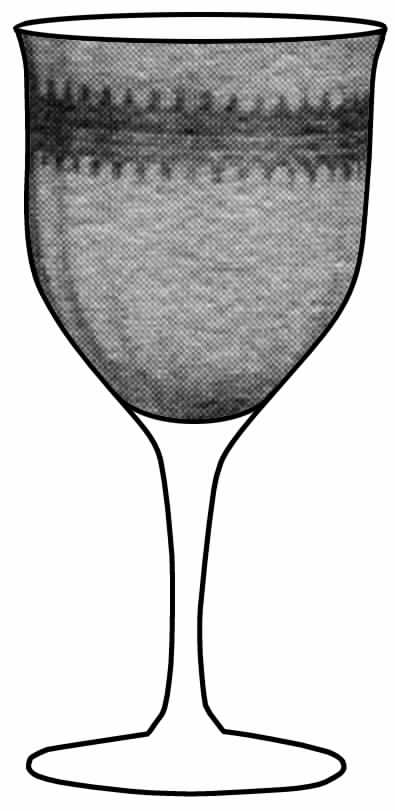 Etch 319 Water Goblet by Cambridge-1