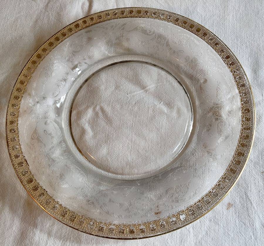 Etch 704 (Gold Encrusted) Salad Plate by Cambridge-1