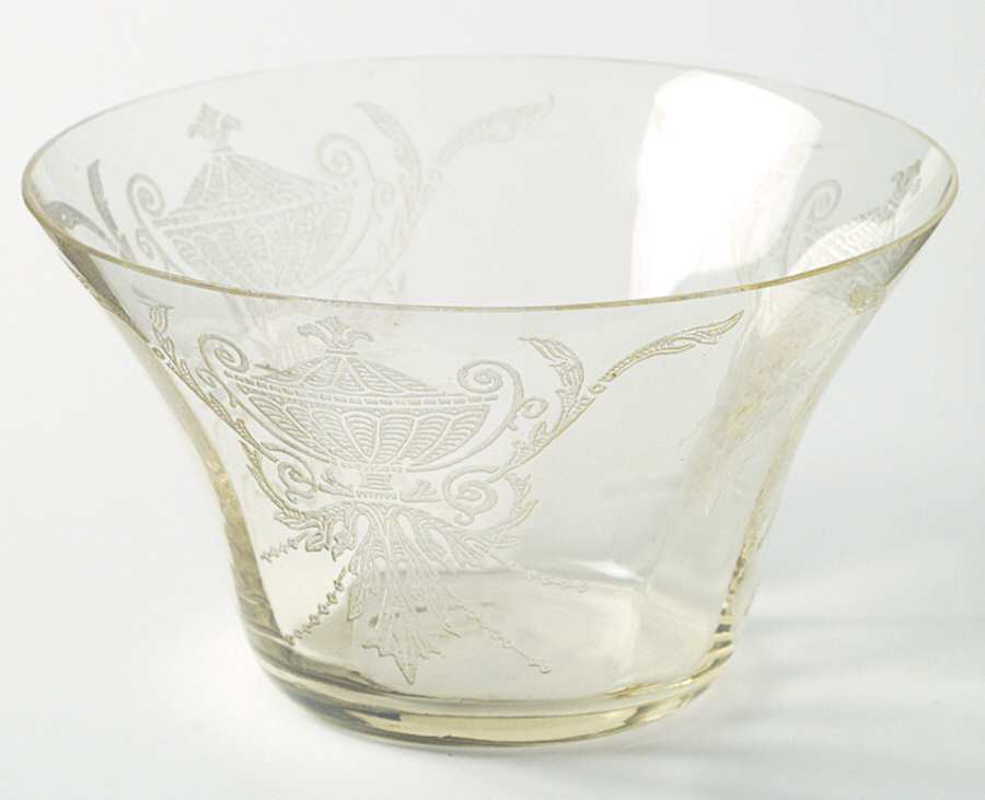Etch 739 Mandarin Yellow Finger Bowl by Cambridge-1