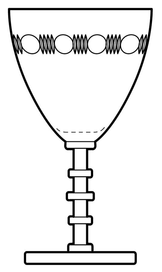Etruscan Water Goblet by Cambridge-1