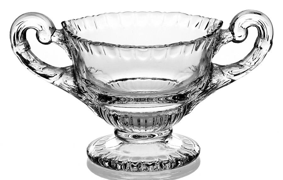 Gadroon Clear Open Sugar Bowl (Shape 3500) by Cambridge-1