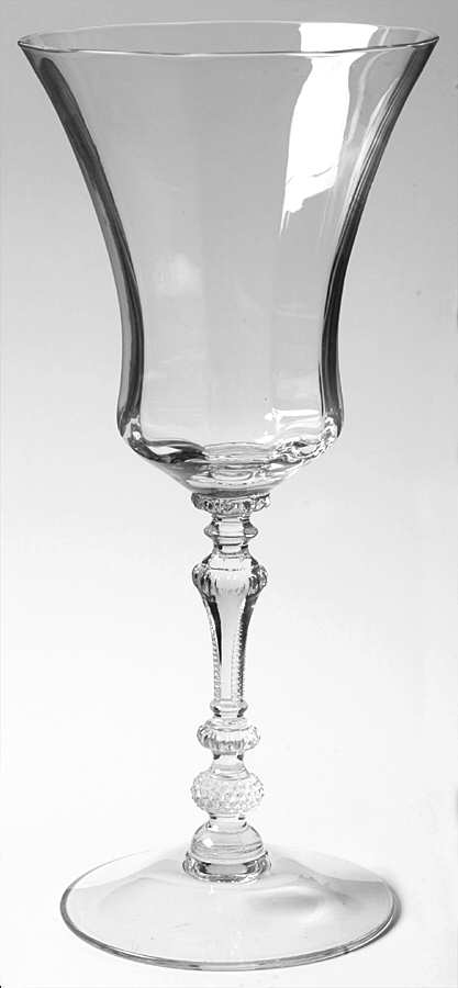 Gadroon Clear Water Goblet by Cambridge-1