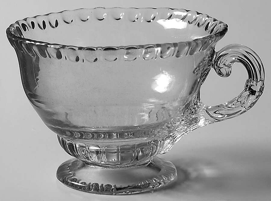 Gadroon Clear Cup for Cup & Saucer (Shape 3500) by Cambridge-1