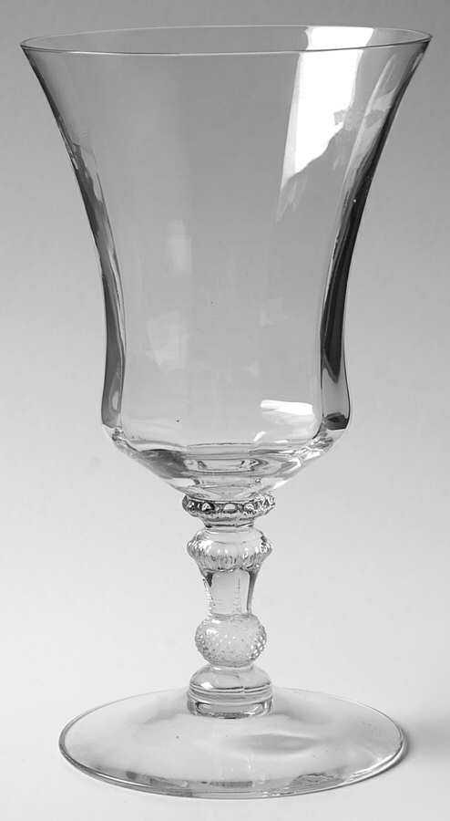 Gadroon Clear 9 Oz Footed Tumbler by Cambridge-1