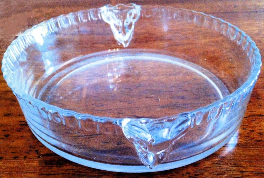 Gadroon Clear Ram's Head Candy Box No Lid by Cambridge-1