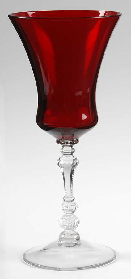 Gadroon Ruby Water Goblet by Cambridge-1