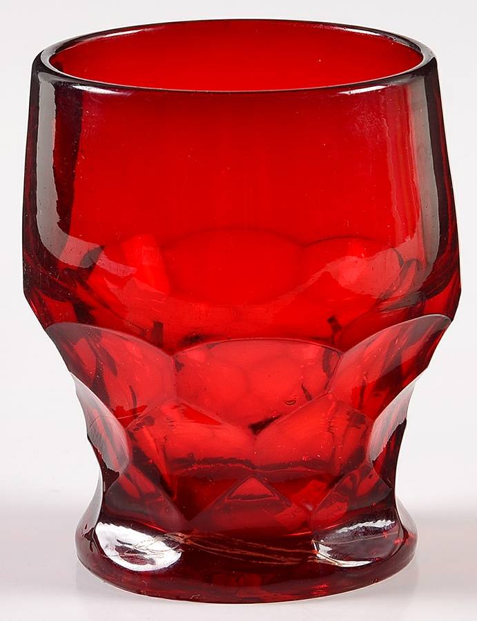 Georgian Ruby 7 Oz Flat Tumbler by Cambridge-1