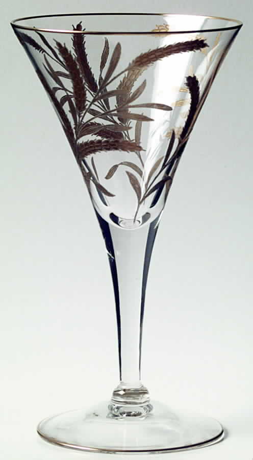 Golden Wheat  Water Goblet by Cambridge-1