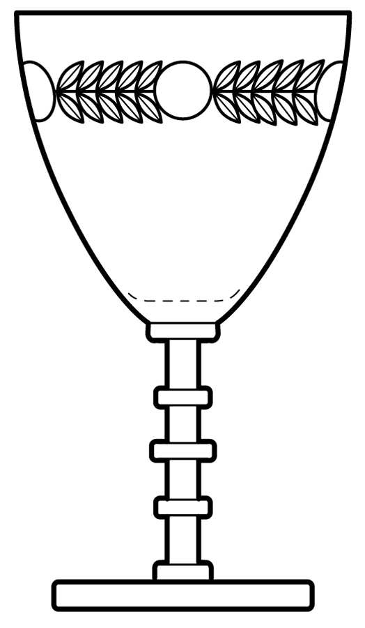 Grecian Water Goblet by Cambridge-1
