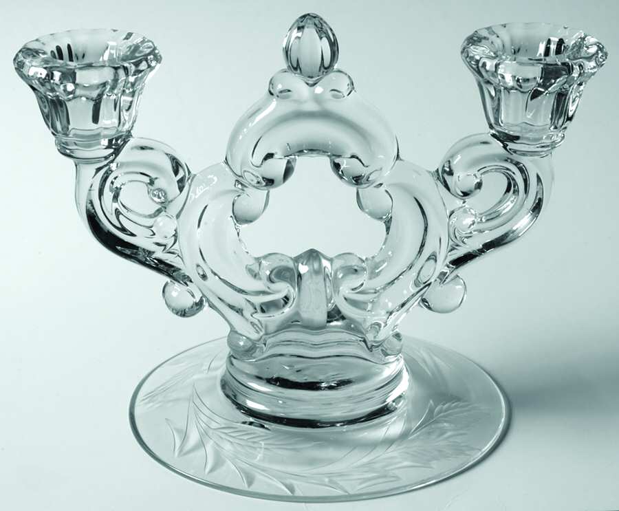 Harvest (Cut) Double Light Candlestick by Cambridge-1