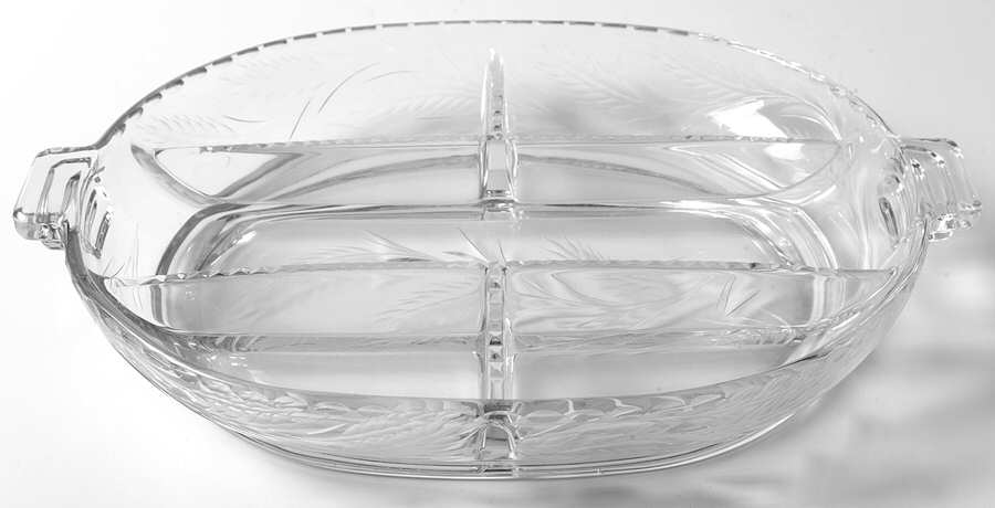 Harvest (Cut) 11" Oval 5 Part Relish by Cambridge-1