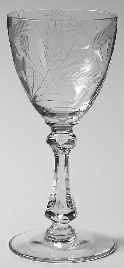 Harvest (Cut) Wine Glass by Cambridge-1