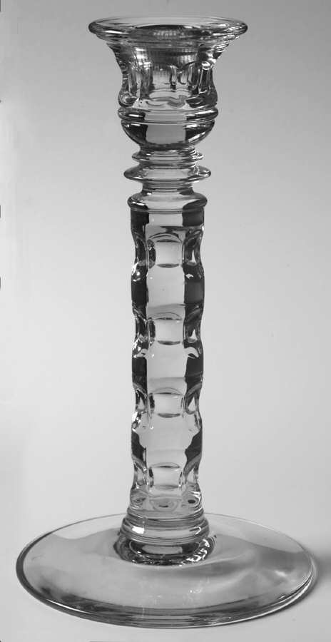 Heirloom Clear 8" Single Light Candlestick by Cambridge-1