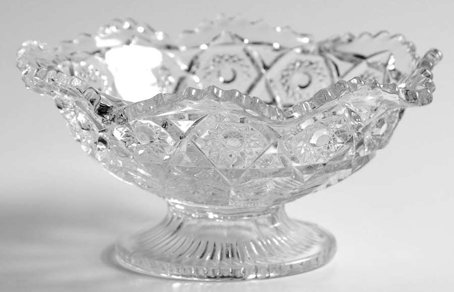Inverted Feather Crimped Candy Dish by Cambridge-1