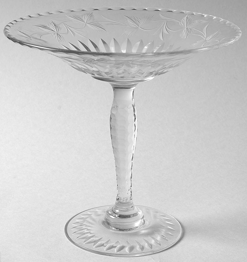 Ivy (Stem #3750) Round Compote (Height X Width) by Cambridge-1