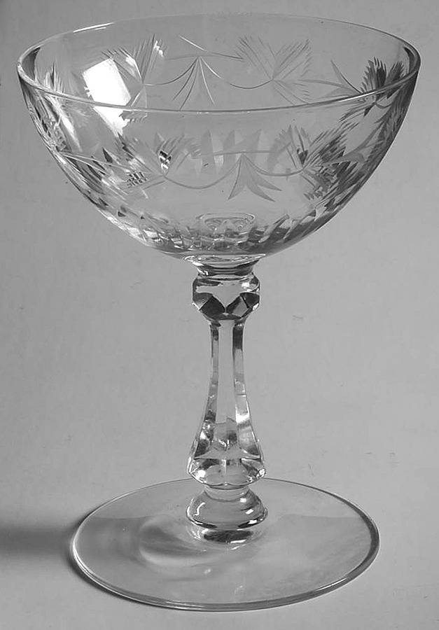 Ivy (Stem #3750) Champagne/Tall Sherbet by Cambridge-1
