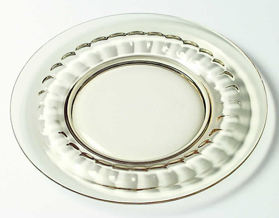 Jefferson Amber (Gold) Luncheon Plate by Cambridge-1