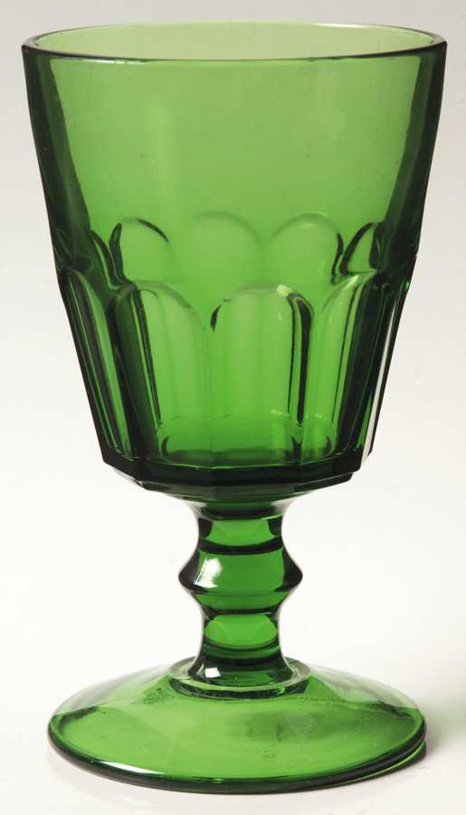 Jefferson Emerald Green Water Goblet by Cambridge-1