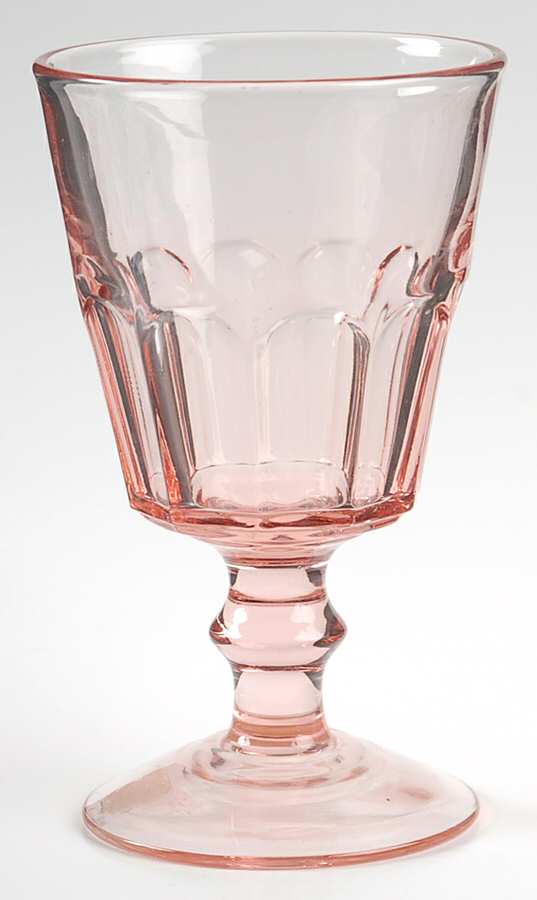 Jefferson Pink Water Goblet by Cambridge-1