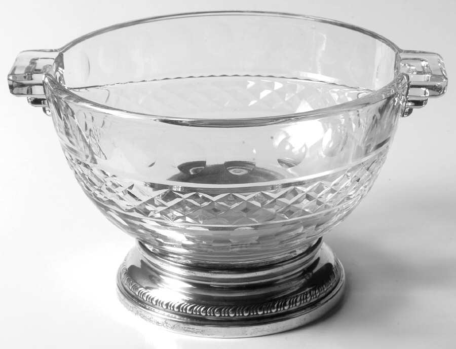 King Edward Divided Mayonnaise Bowl with Sterling Base by Cambridge-1