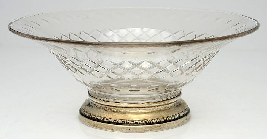 King Edward 12" Round Bowl with Sterling Base by Cambridge-1
