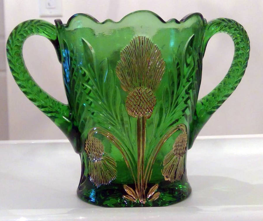 Late Thistle Emerald Green Open Sugar by Cambridge-1