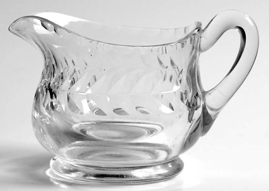 Laurel Wreath Clear (Stem 3700) Creamer by Cambridge-1