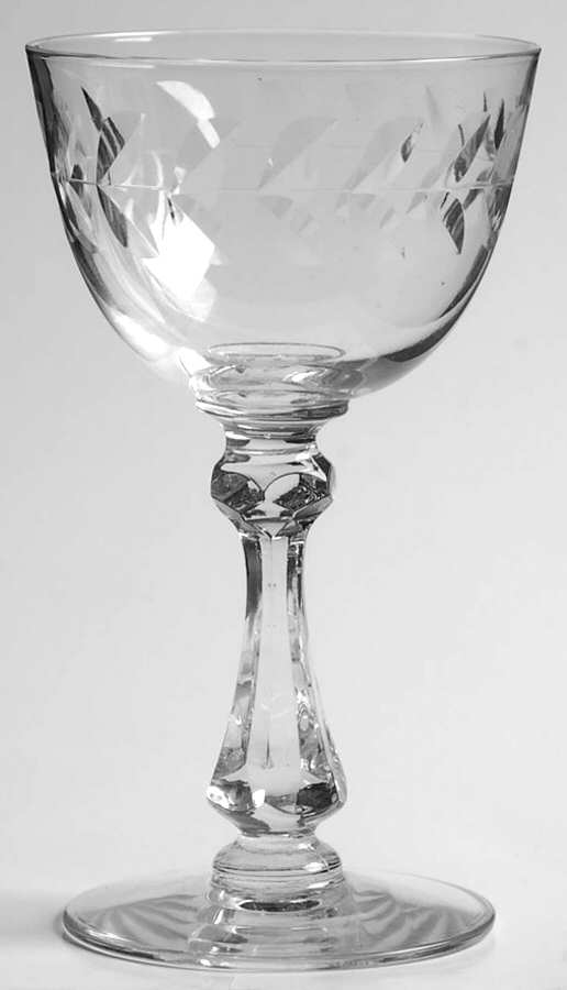 Laurel Wreath Clear (Stem 3700) Liquor Cocktail by Cambridge-1