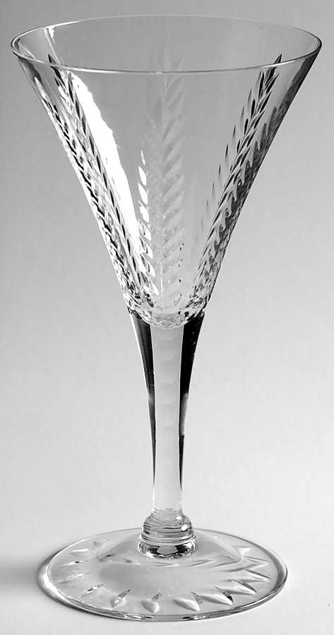 Lexington (Cut, Stem #7966) Water Goblet by Cambridge-1