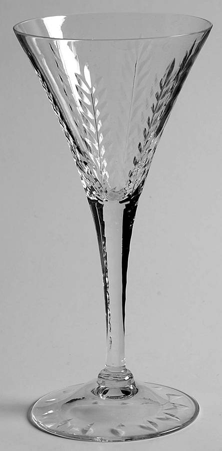 Lexington (Cut, Stem #7966) Wine Glass by Cambridge-1