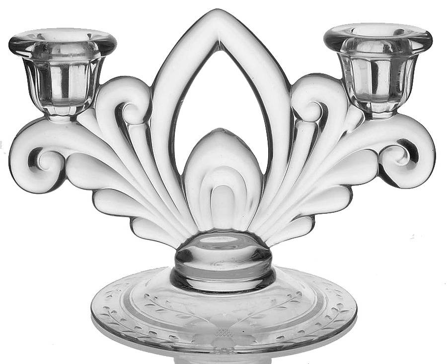 Lucia 6" Double Light Candlestick by Cambridge-1