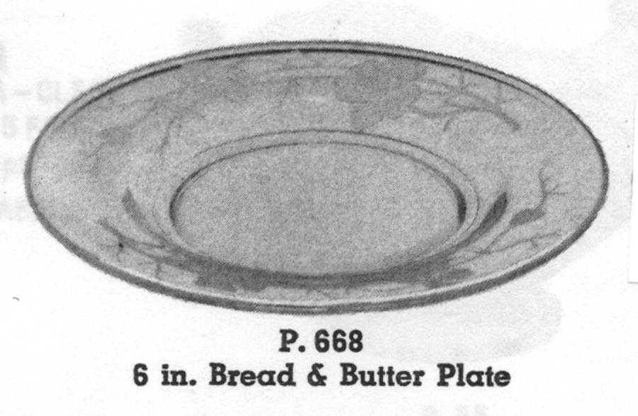 Magnolia Clear Bread & Butter Plate by Cambridge-1