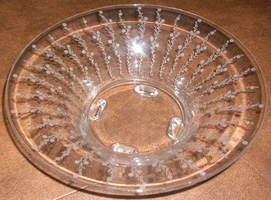 Marlene Clear 12" 4-Toed Footed Bowl by Cambridge-1