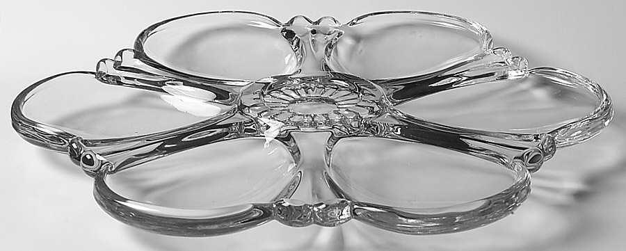 Martha Clear Martha 156 Oyster Plate by Cambridge-1