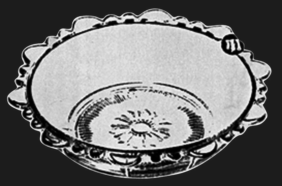 Martha Clear Martha/188 11" Scalloped Fruit Or Salad Bowl by Cambridge-1
