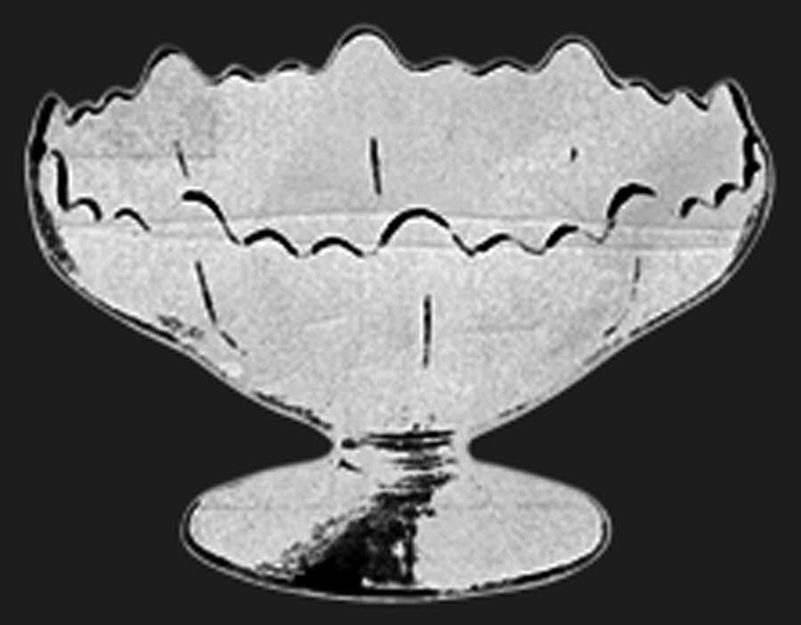 Martha Clear Martha 454 9" Round, Footed, Cupped Bowl by Cambridge-1