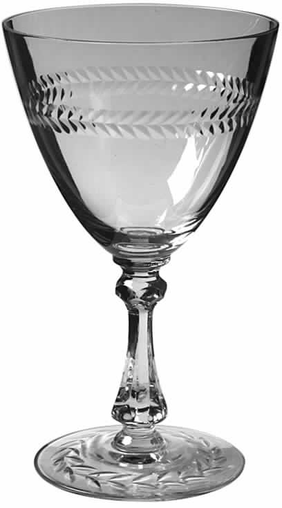 Minton Wreath Water Goblet by Cambridge-1