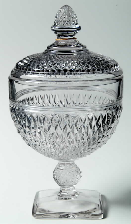 Mt. Vernon Clear Urn & Lid by Cambridge-1