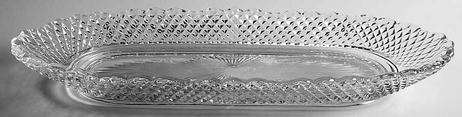 Mt. Vernon Clear 11" Oval Celery by Cambridge-1